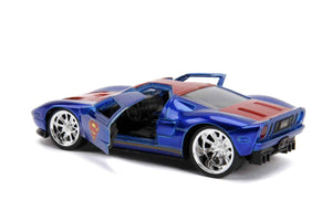 Jada Toys - Superman - Ford GT 2005 1:32 Scale Hollywood Ride Diecast Model Replica
