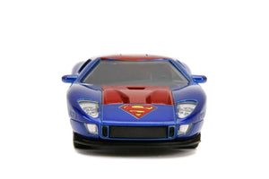 Jada Toys - Superman - Ford GT 2005 1:32 Scale Hollywood Ride Diecast Model Replica