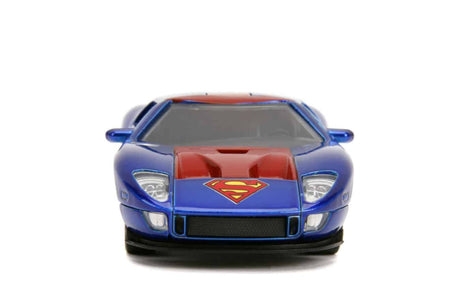 Jada Toys - Superman - Ford GT 2005 1:32 Scale Hollywood Ride Diecast Model Replica