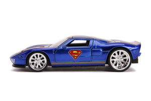 Jada Toys - Superman - Ford GT 2005 1:32 Scale Hollywood Ride Diecast Model Replica