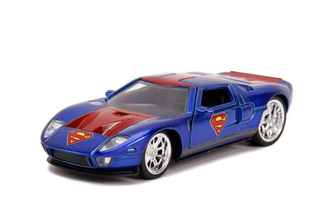 Jada Toys - Superman - Ford GT 2005 1:32 Scale Hollywood Ride Diecast Model Replica