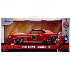 Jada - Iron Man 1969 Chevy Camaro 1:32 Scale Hollywood Ride Diecast Model Replica