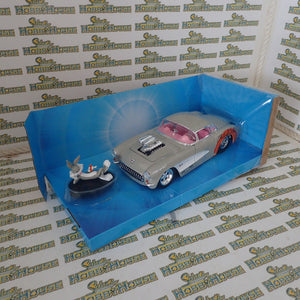 Jada Toys JAD32390 - Looney Tunes 57 Chevrolet Corvette with Bugs Bunny 1:24 Scale