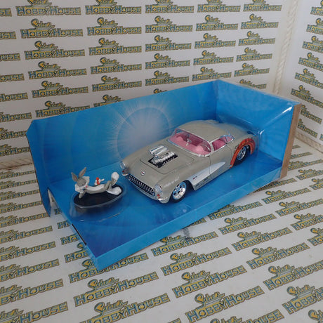Jada Toys JAD32390 - Looney Tunes 57 Chevrolet Corvette with Bugs Bunny 1:24 Scale