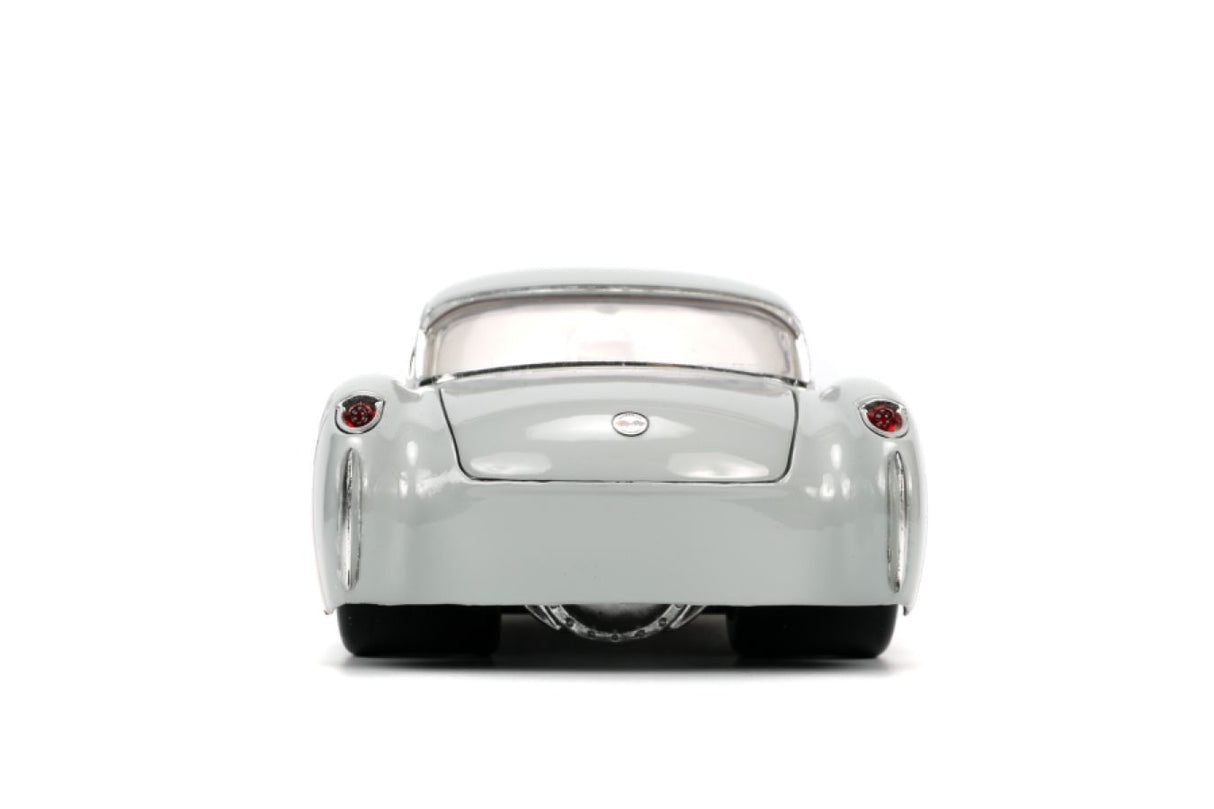 Jada Toys JAD32390 - Looney Tunes 57 Chevrolet Corvette with Bugs Bunny 1:24 Scale