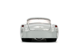 Jada Toys JAD32390 - Looney Tunes 57 Chevrolet Corvette with Bugs Bunny 1:24 Scale