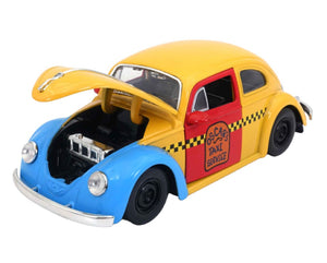 Jada JAD32801 - 1/24 Scale Sesame St - 1959 VW Beetle HR w/Oscar Diecast Scale Model Replica
