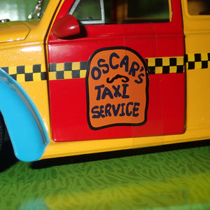 Jada JAD32801 - 1/24 Scale Sesame St - 1959 VW Beetle HR w/Oscar Diecast Scale Model Replica