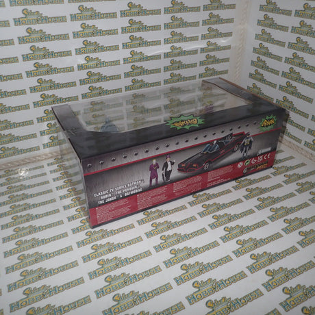 Jada Toys JAD33737 - 1/24 Scale Batman (TV) - Classic Batmobile with 4 Figures 1:24 Scale Set Diecast Model Replica