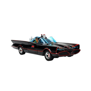 Jada Toys JAD33737 - 1/24 Scale Batman (TV) - Classic Batmobile with 4 Figures 1:24 Scale Set Diecast Model Replica