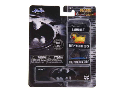 Jada Toys 31616 - Batman Returns 3-pack (Penguin mobile, Batmobile, Penguin Ride) Nano Hollywood Ride
