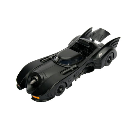 Jada Toys 98260 - Batman (1989) - Batmobile 1:24 with Batman Diecast Model Replica