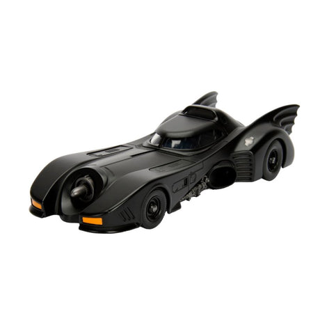 Jada Toys 98260 - Batman (1989) - Batmobile 1:24 with Batman Diecast Model Replica