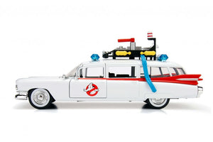 Jada JAD99731- 1:24 Scale Ghostbusters (1984) - Ecto-1 Hollywood Rides Diecast Model Replica