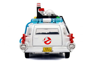 Jada JAD99731- 1:24 Scale Ghostbusters (1984) - Ecto-1 Hollywood Rides Diecast Model Replica