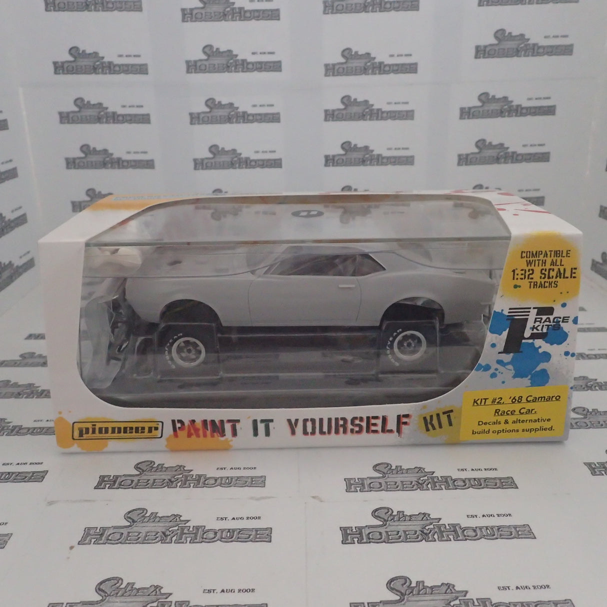 PIONEER SLOT CARS - KIT #2 (PIY) 1968 Camaro Race Car READY TO PAINT