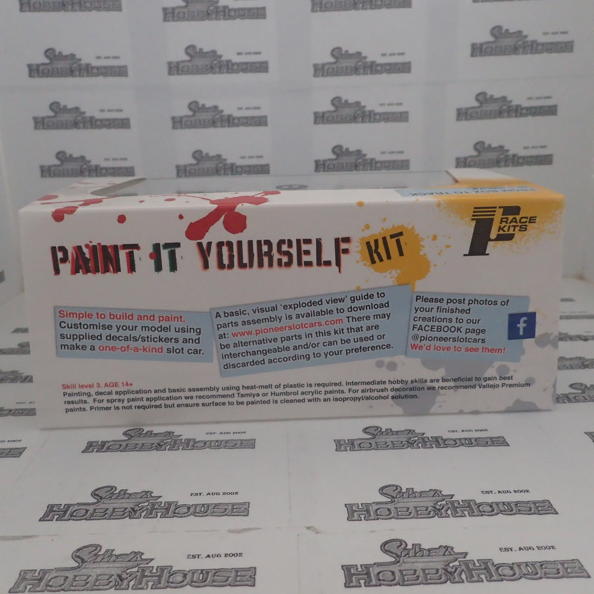 PIONEER SLOT CARS - KIT #2 (PIY) 1968 Camaro Race Car READY TO PAINT