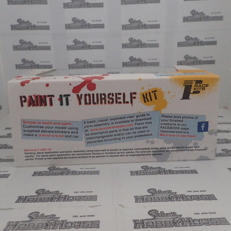 PIONEER SLOT CARS - KIT #2 (PIY) 1968 Camaro Race Car READY TO PAINT