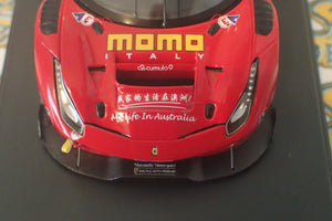 Looksmart Models LSRC24 - 1/43 Scale - Ferrari 488 GT3 #88A Bathurst 2017 Winner Scale Model Replica