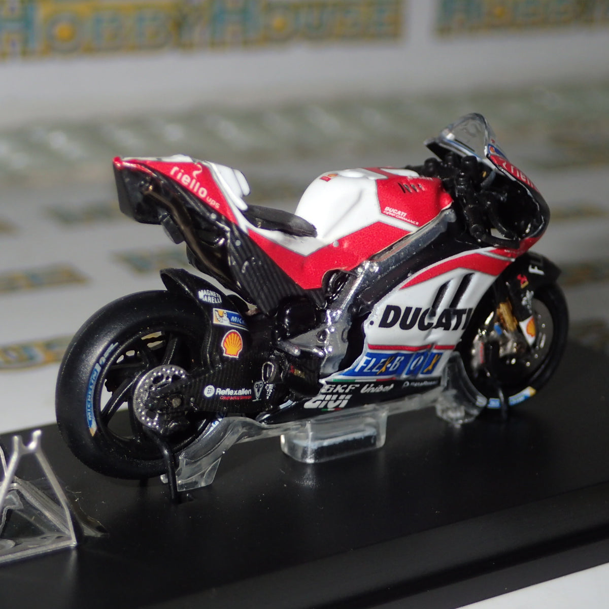 Spark Models M43045 - 1/64 Scale - Ducati GP17 #04 - Ducati Team Winner Italian GP - Mugello - 2017 Andrea Dovizioso Scale Model Replica