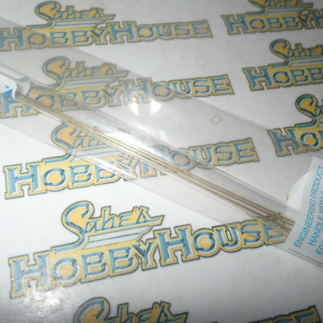 Albion Alloys MBT06 - Precision Metals Micro Brass Round Tube (0.6mm X 0.4mm) 305mm Long