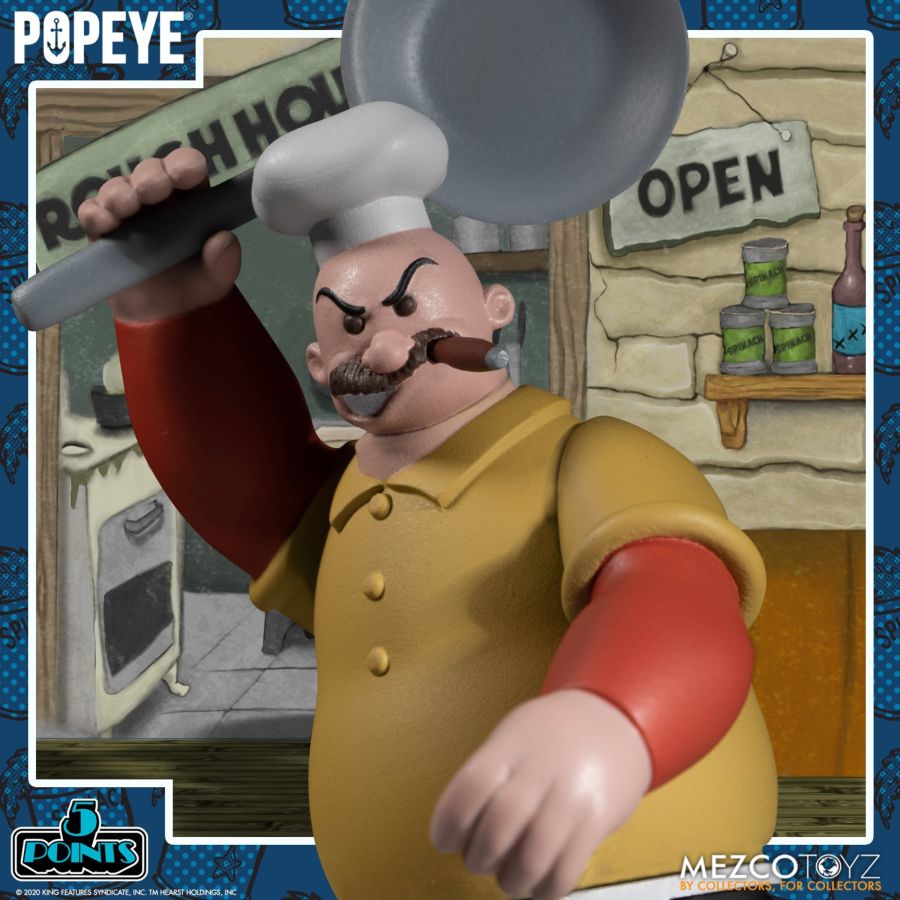 Mezco Toyz 18060 - Popeye - 5 Points Deluxe Boxed Set