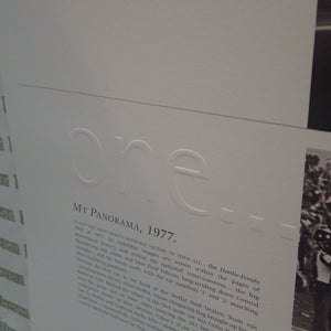 Moffat / Bond 'Bathurst' Form Finish 77' True Official Signed Lithograph (Unframed)