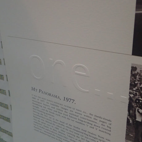 Moffat / Bond 'Bathurst' Form Finish 77' True Official Signed Lithograph (Unframed)