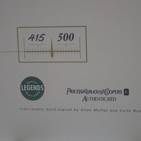 Moffat / Bond 'Bathurst' Form Finish 77' True Official Signed Lithograph (Unframed)