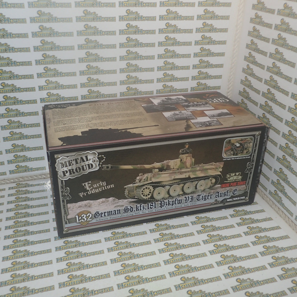 Forces of Valor MP-912043C - 1/32 [Engine Plus Series] German Sd.Kfz.181 PzKpfw VI Tiger Ausf. E heavy tank Tiger I (Early production model) Scale Model Replica