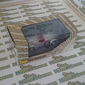 IXO Models MUS018 - IXO Museum Series 1/43 Scale - Mercedes 150 Sport Roadster 1935 Silver (with Red interior) Diecast Model Replica