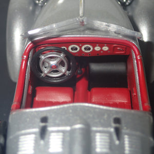 IXO Models MUS018 - IXO Museum Series 1/43 Scale - Mercedes 150 Sport Roadster 1935 Silver (with Red interior) Diecast Model Replica