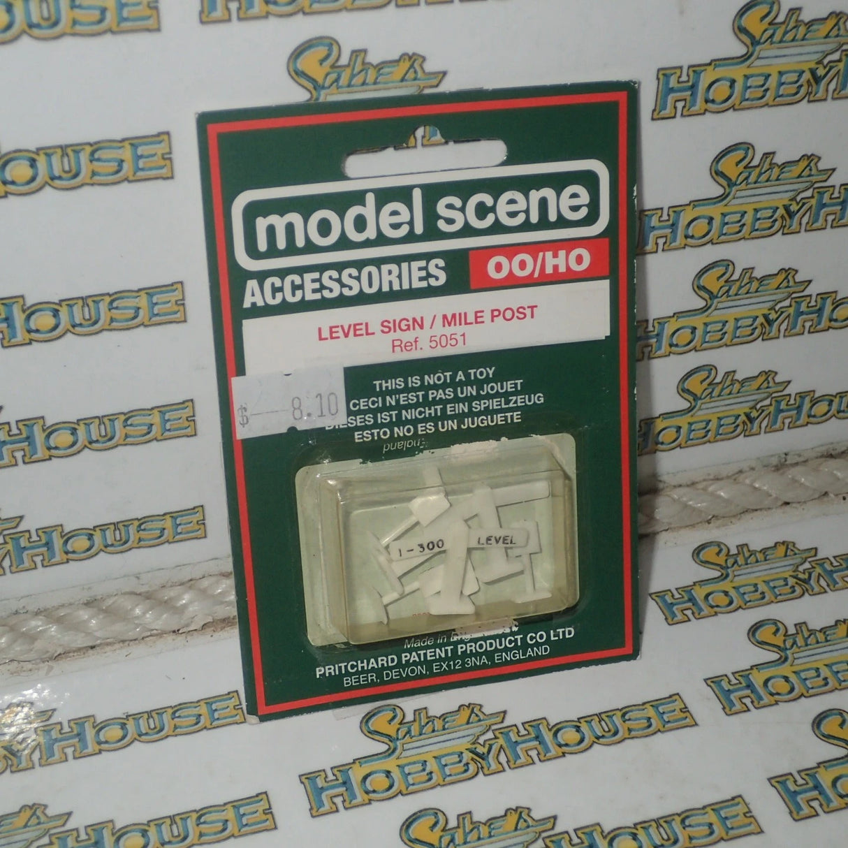 Modelscene - HO/00 Scale - #5051 Level Sign/Mile Post