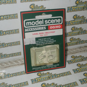 Modelscene - HO/00 Scale - #5051 Level Sign/Mile Post