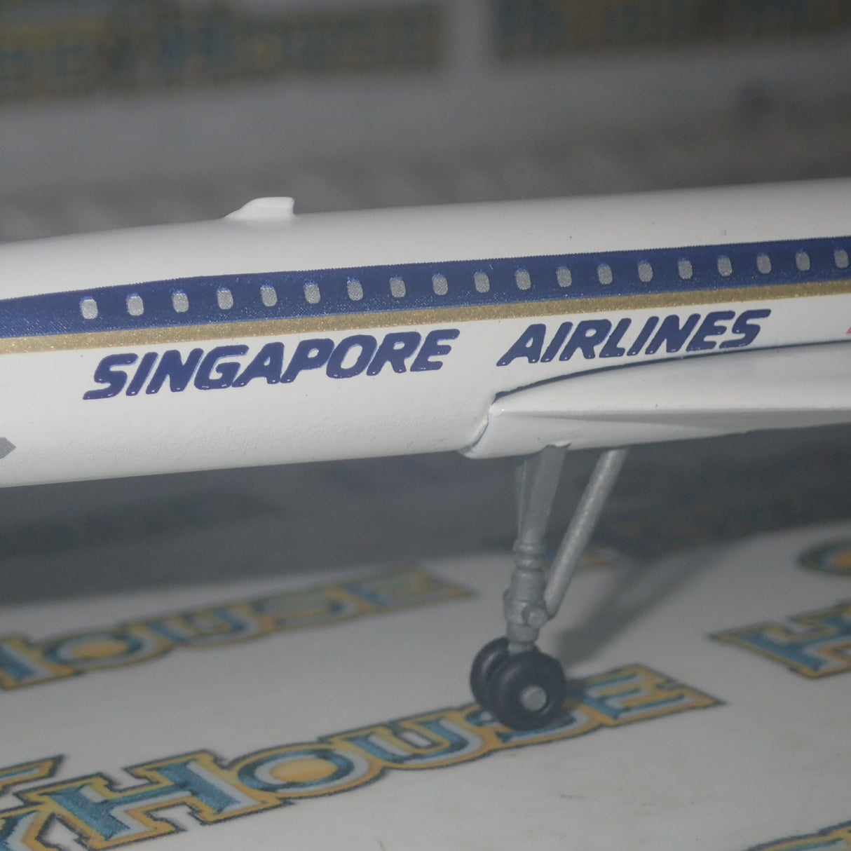 Schabak NR 1029 - 1:250 Concorde British Singapore Airlines No. 1029/51 Die-cast Model Replica