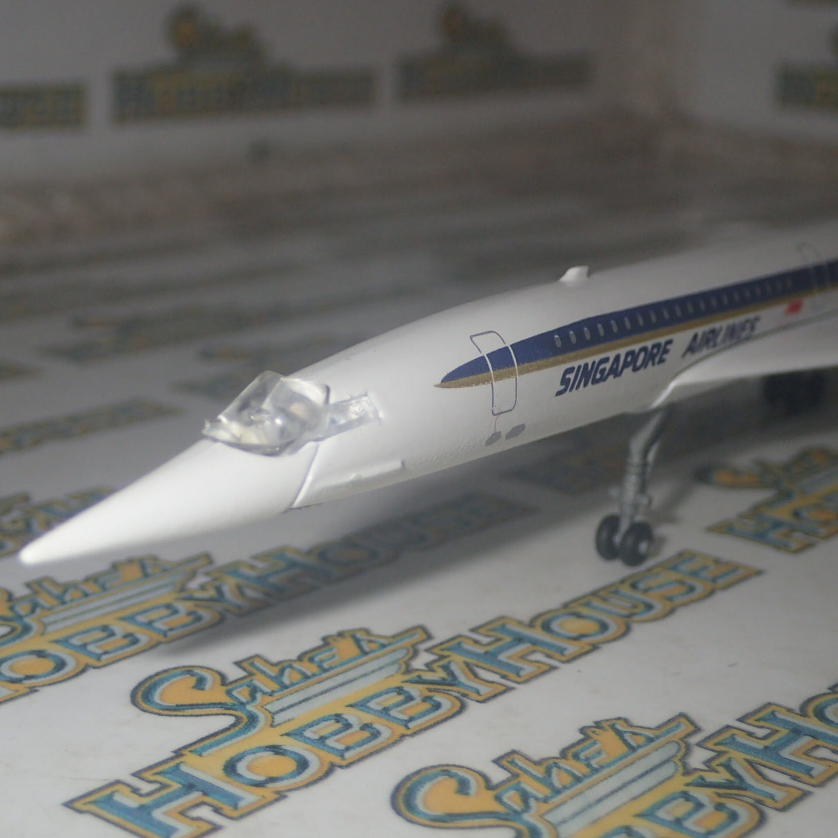 Schabak NR 1029 - 1:250 Concorde British Singapore Airlines No. 1029/51 Die-cast Model Replica