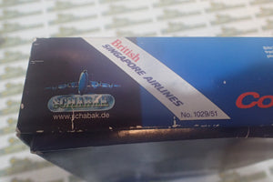 Schabak NR 1029 - 1:250 Concorde British Singapore Airlines No. 1029/51 Die-cast Model Replica