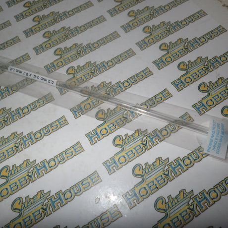 Albion Alloys NST03 - Precision Metals Nickel Silver Tube (0.3mm X 0.12mm) 305mm Long