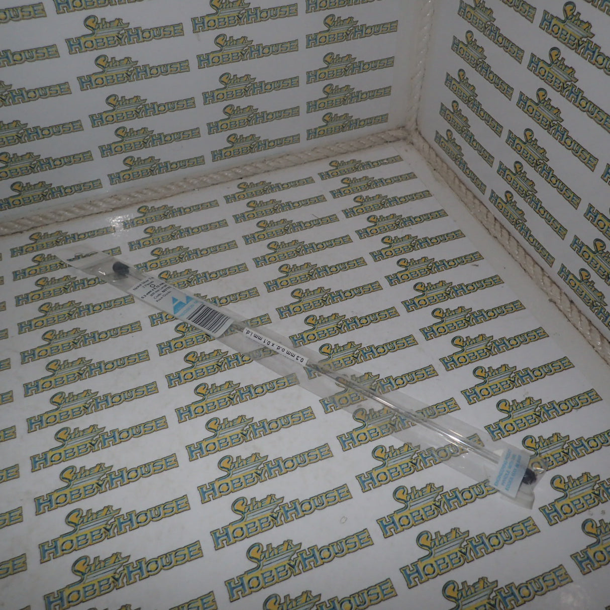 Albion Alloys NST03 - Precision Metals Nickel Silver Tube (0.3mm X 0.12mm) 305mm Long