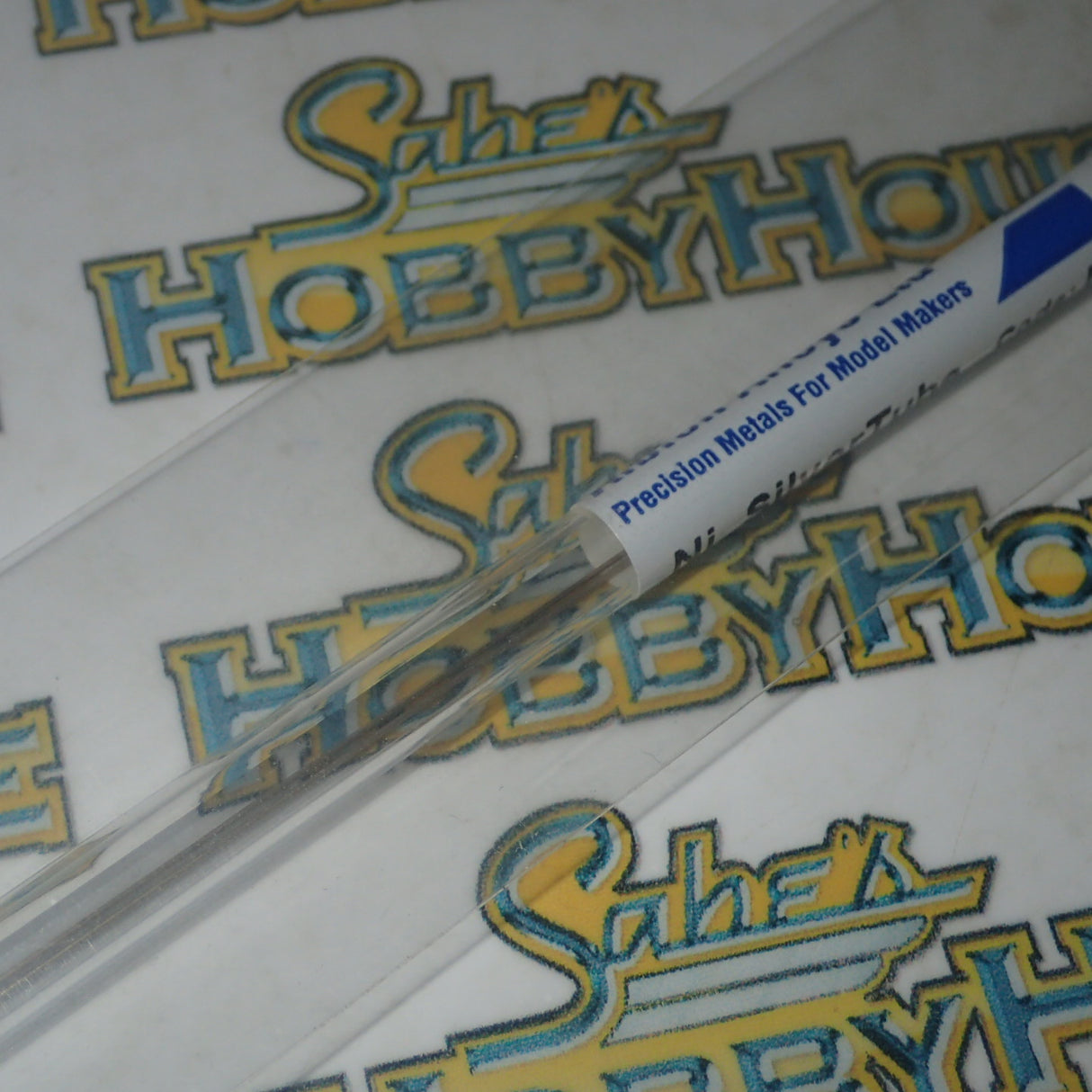 Albion Alloys NST05 - Precision Metals Nickel Silver Tube (0.5mm X 0.3mm) 305mm Long