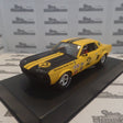 PIONEER SLOT CARS - P069 Mustang Notchback T/A yellow #2 'John Atwell'