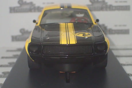 PIONEER SLOT CARS - P069 Mustang Notchback T/A yellow #2 'John Atwell'