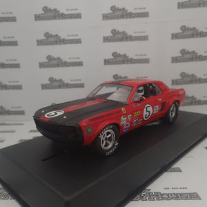 PIONEER SLOT CARS - P112 Mustang T/A red #5 'Jim West'