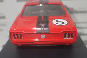 PIONEER SLOT CARS - P112 Mustang T/A red #5 'Jim West'