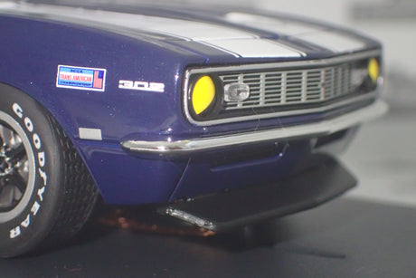 PIONEER SLOT CARS - P128 CHEVY CAMARO T/A blue #23 'Duane Winkel'