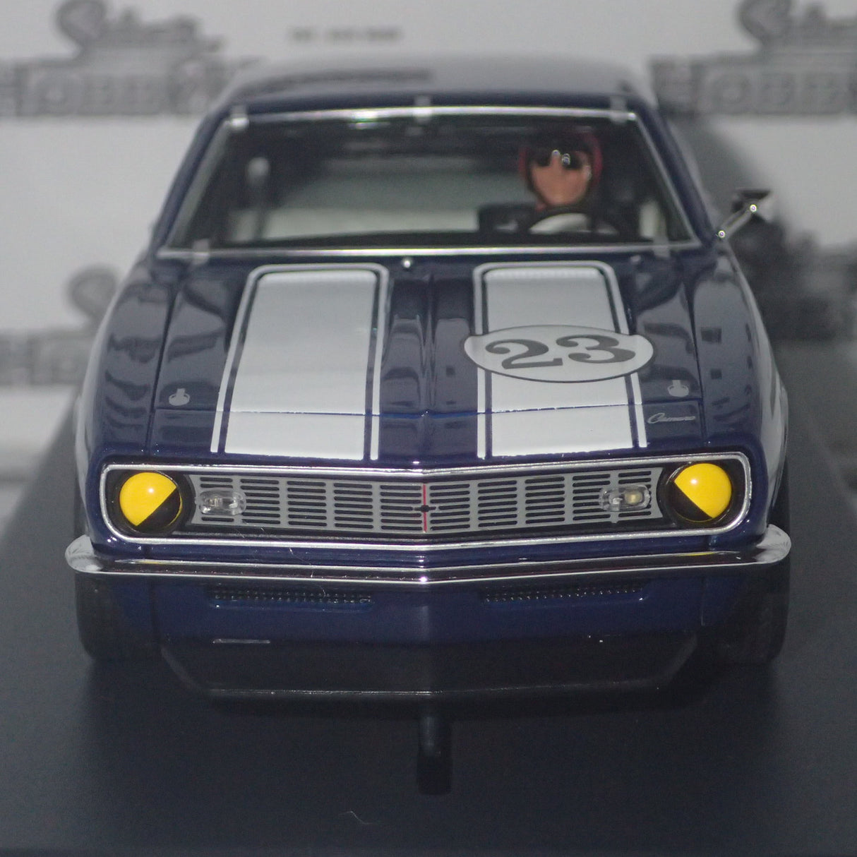 PIONEER SLOT CARS - P128 CHEVY CAMARO T/A blue #23 'Duane Winkel'
