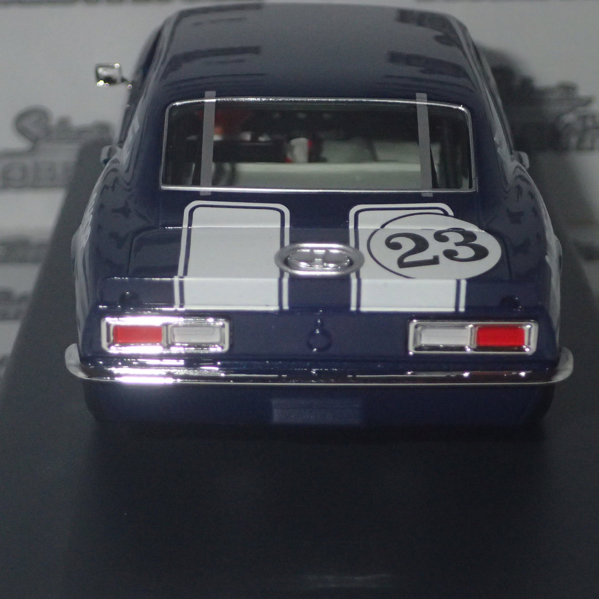 PIONEER SLOT CARS - P128 CHEVY CAMARO T/A blue #23 'Duane Winkel'