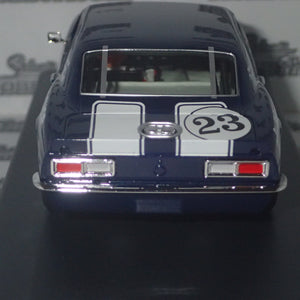 PIONEER SLOT CARS - P128 CHEVY CAMARO T/A blue #23 'Duane Winkel'