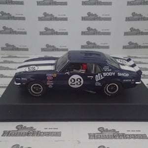 PIONEER SLOT CARS - P128 CHEVY CAMARO T/A blue #23 'Duane Winkel'