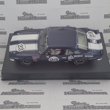 PIONEER SLOT CARS - P128 CHEVY CAMARO T/A blue #23 'Duane Winkel'